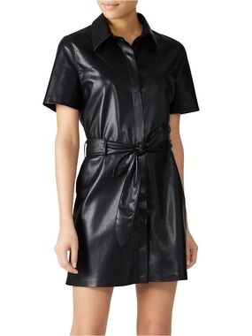 Nanushka Roberta Vegan Leather Dress